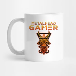 Metalhead Gamer Baphomet Orange Mug